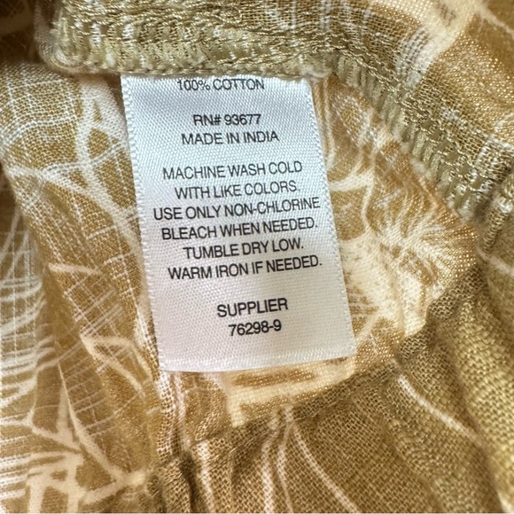Ana Sonia Trop Olive Square Neck Tank - Picture 5 of 6